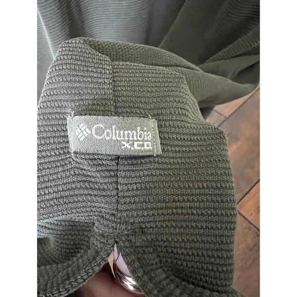 COLUMBIA XCO Mens Green Modal‎ Blend Polo Shirt Size Large - Picture 3 of 7